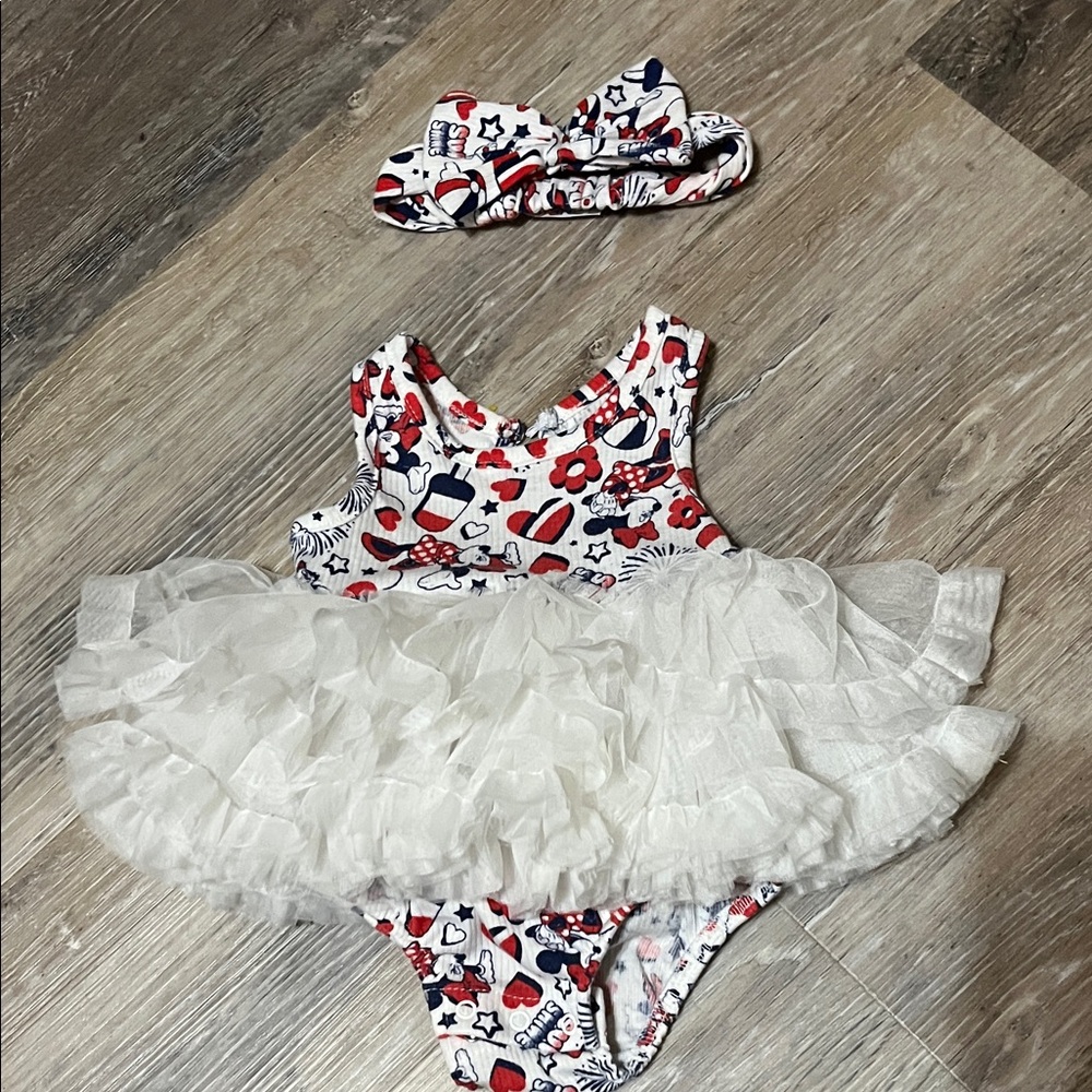 Disney baby Minnie Mouse tutu onesie